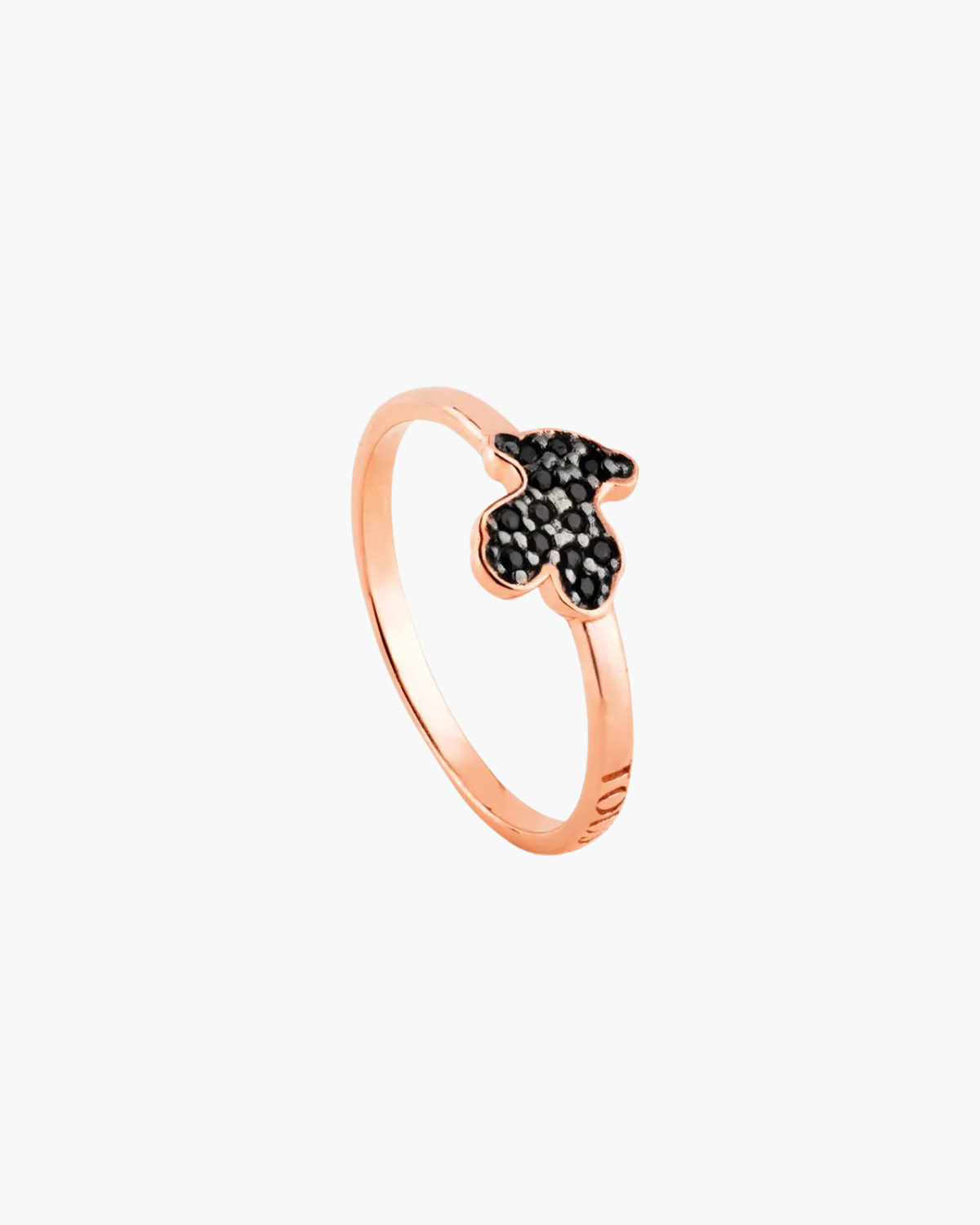 Rose Vermeil Silver TOUS Motif Ring with Spinels Bear motif – Gallery od