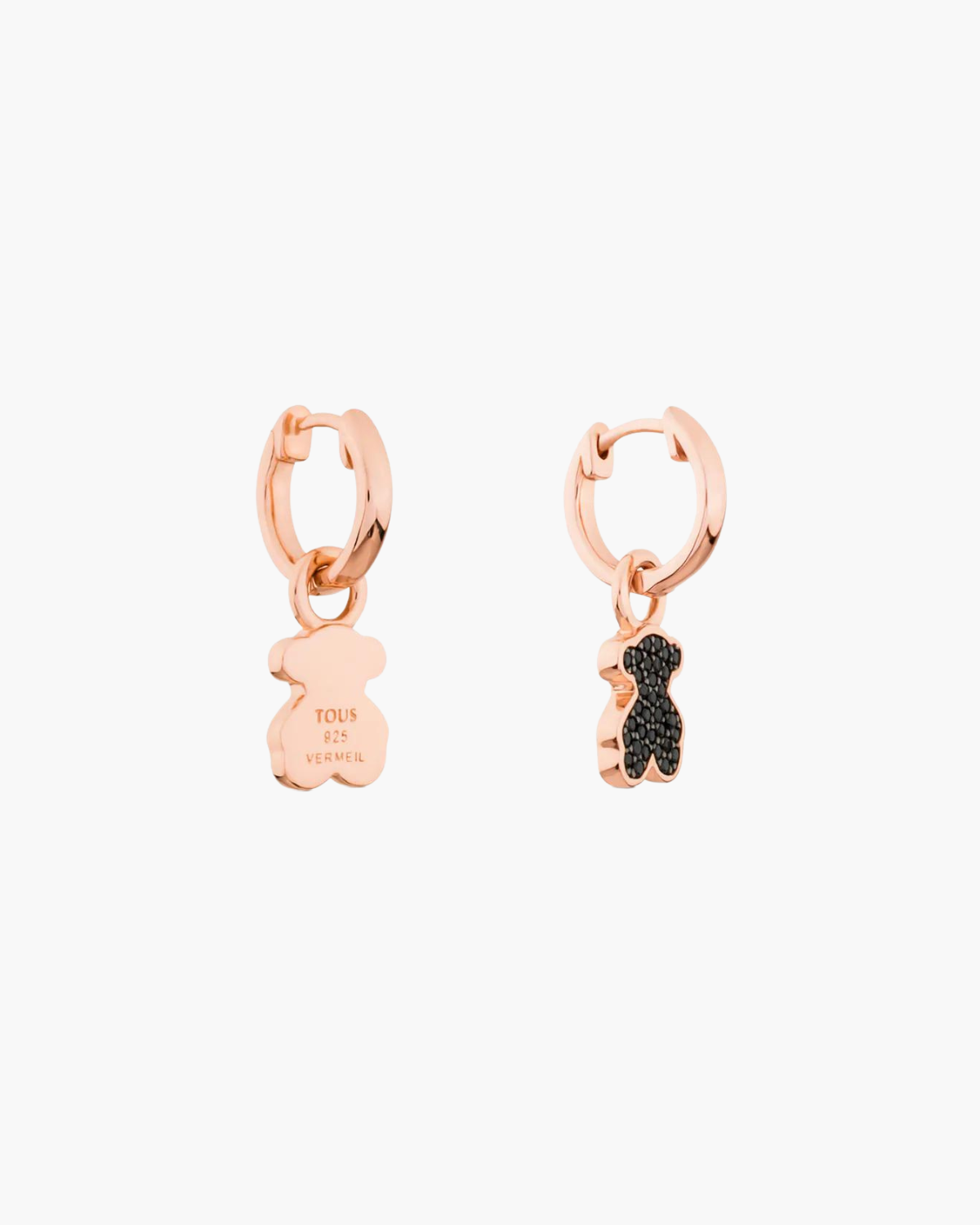 Rose Vermeil Silver TOUS Join Earrings with Spienls Bear motif – Gallery od