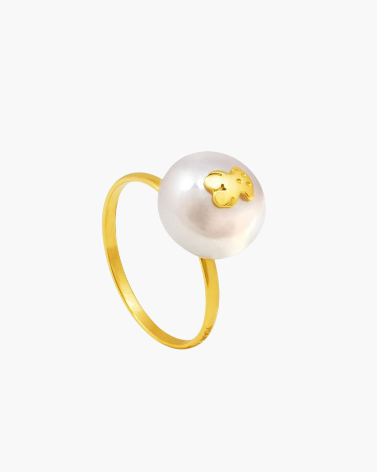TOUS Sweet Dolls Freshwater Cultured Pearl and Gold Bear Ring – Gallery od
